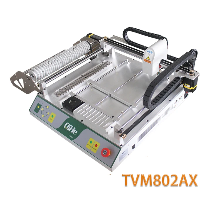 TVM802AX Mini SMD Desktop LED Production Line PCB Assembly Machine Pick And Place Electronics Production Equipment