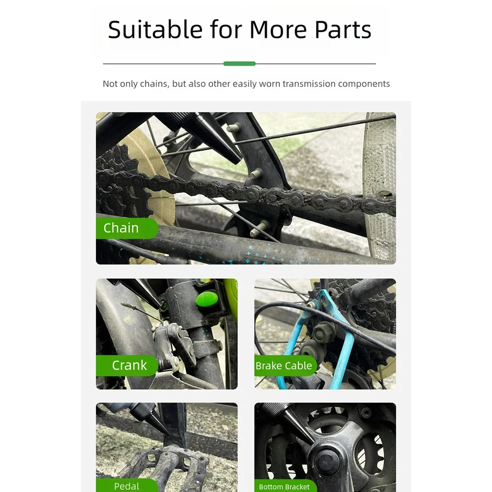 Grease Waterproof Bike - น้ำมันหล่อลื่นสีเขียวสำหรับลูกปืนดุมล้อจักรยานเสือภูเขา สำหรับลูกปืนด้านล่าง กันน้ำ กันสนิม ใช้งานง่าย