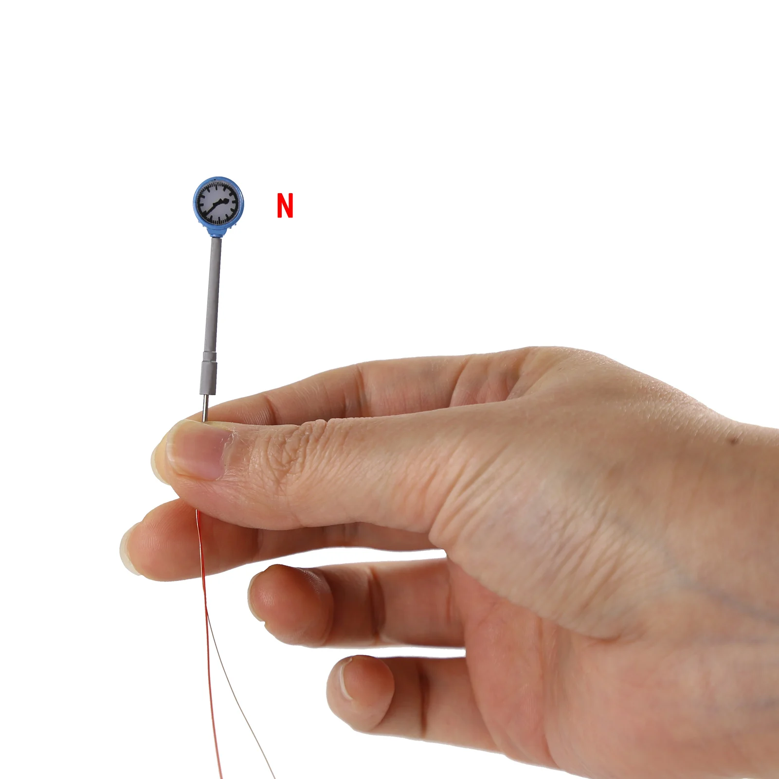 

Evemodel 6pcs N Scale 1:160 4.5cm Platform Clock Lamps Warm White LED for Model Railway Station with Resistors for 12V LD35