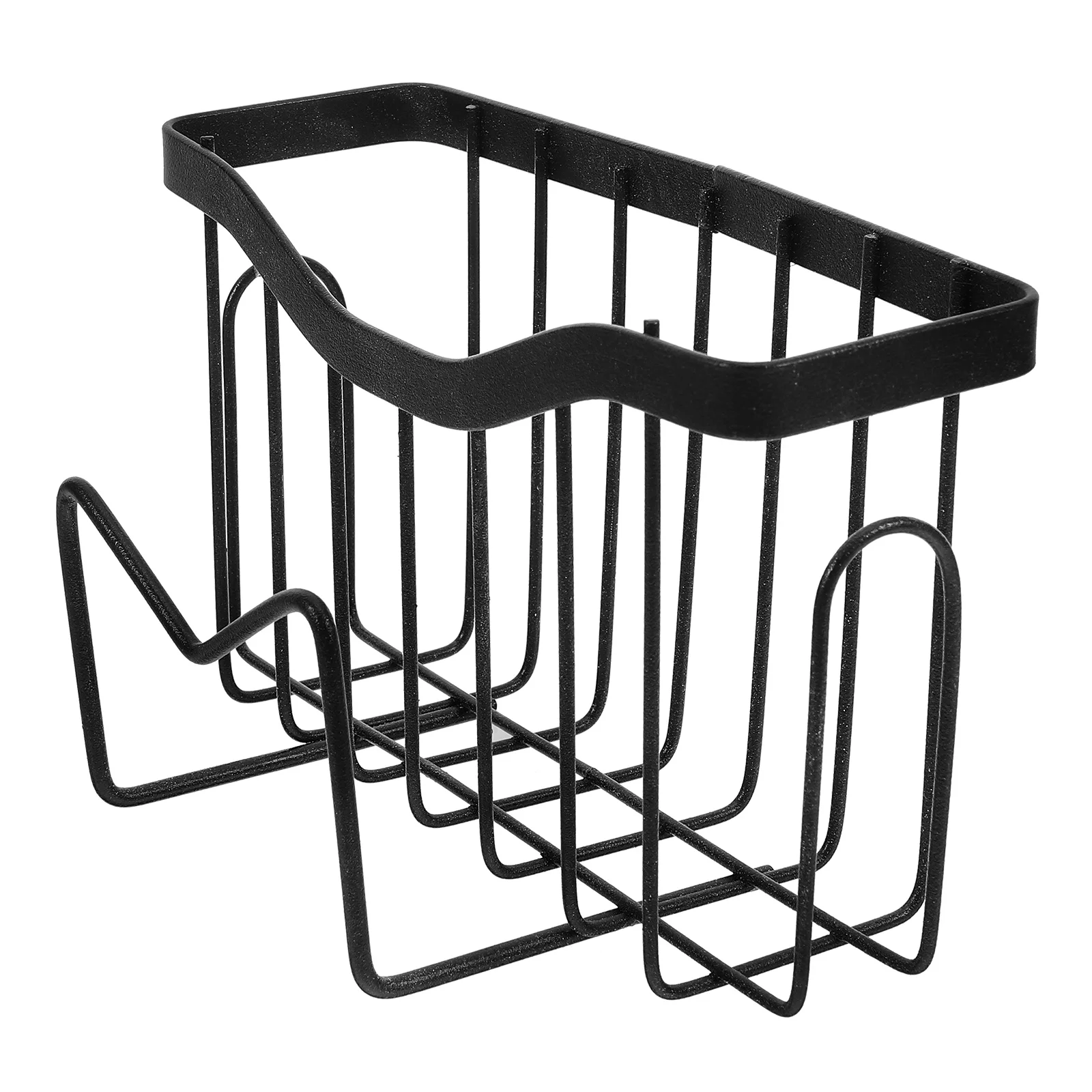 

Stainless Steel Holder Small Multipurpose Sink Rack Sponge Black Size Kitchen Drain Rack for Sponge Rag Storage ganizer