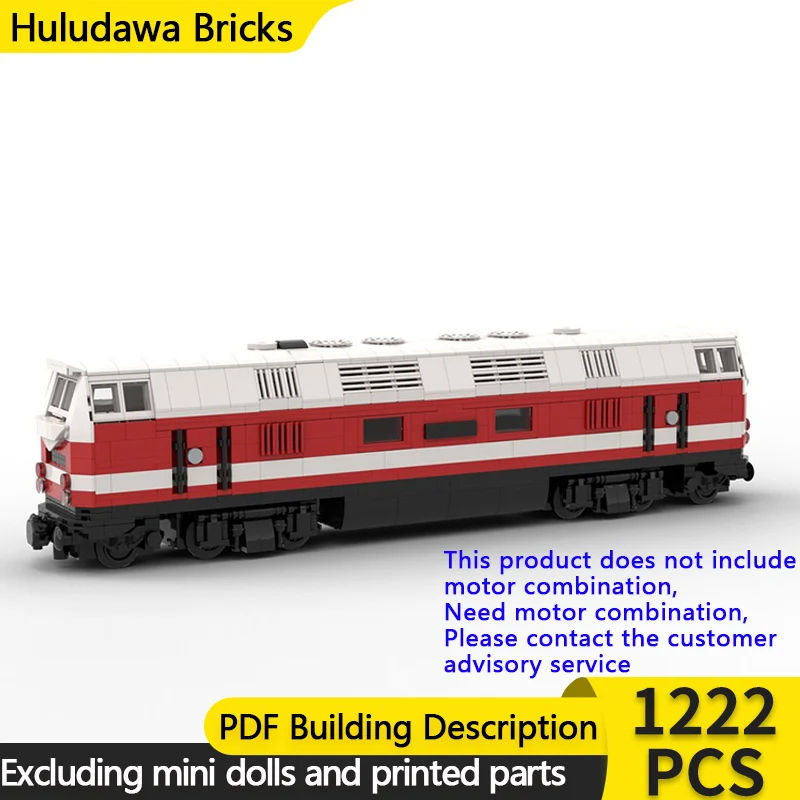 

Модель городского автомобиля MOC, строительные кирпичи BR 118 V180, дизельный локомотив, модульная технология, подарки, праздник, сборка, детские игрушки, костюм