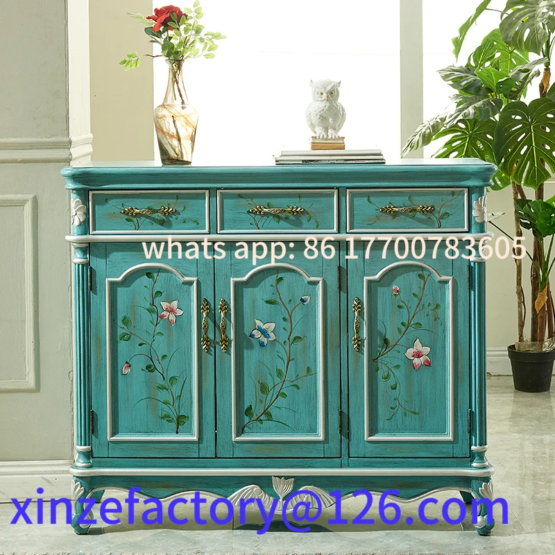 

Customizable American European Furniture Country Vintage Event Baffle Cabinet