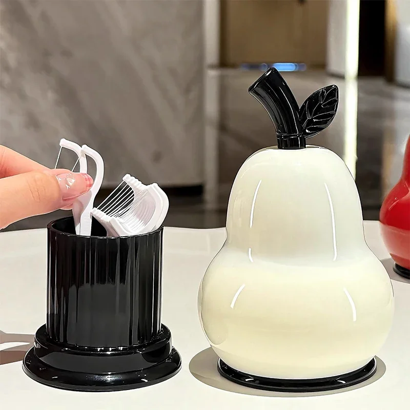 

Creative Light Luxury New Toothpick Box Household Cotton Swab Dental Floss Storage Box High-end Toothpick Jar High-value