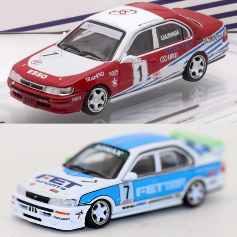 

BMC 1/64 Corolla AE100 1995/1994 модель раллийного автомобиля из сплава, статическая коллекция, украшенные праздничные подарки, игрушки