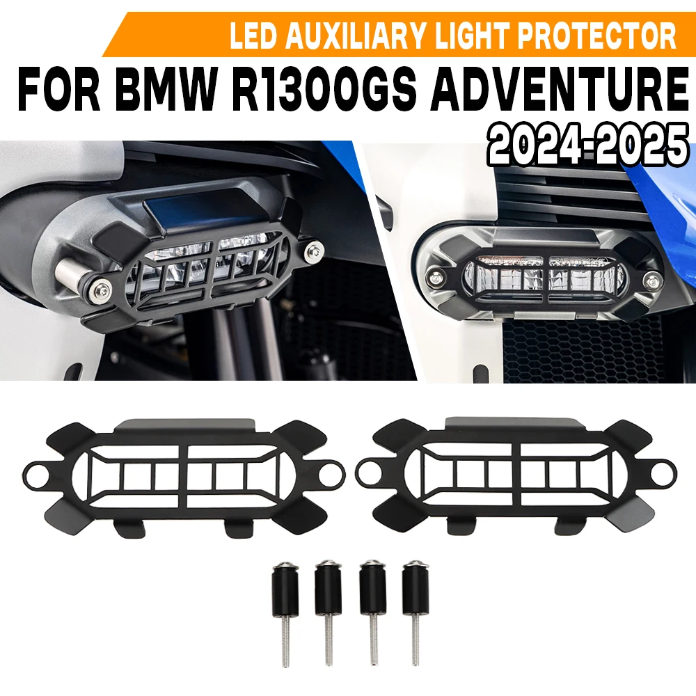 

Motorcycle Turn Signal Protection LED Auxiliary Light Fog Lamp Guard Grille Fit For BMW R1300GS ADV R 1300 GS Adventure R1300GSA