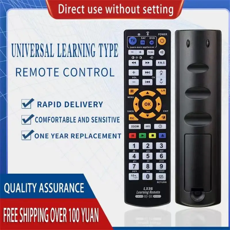 Universal Smart Remote Control Controller  IR Remote Control With Learning Function for TV CBL DVD SAT For L336