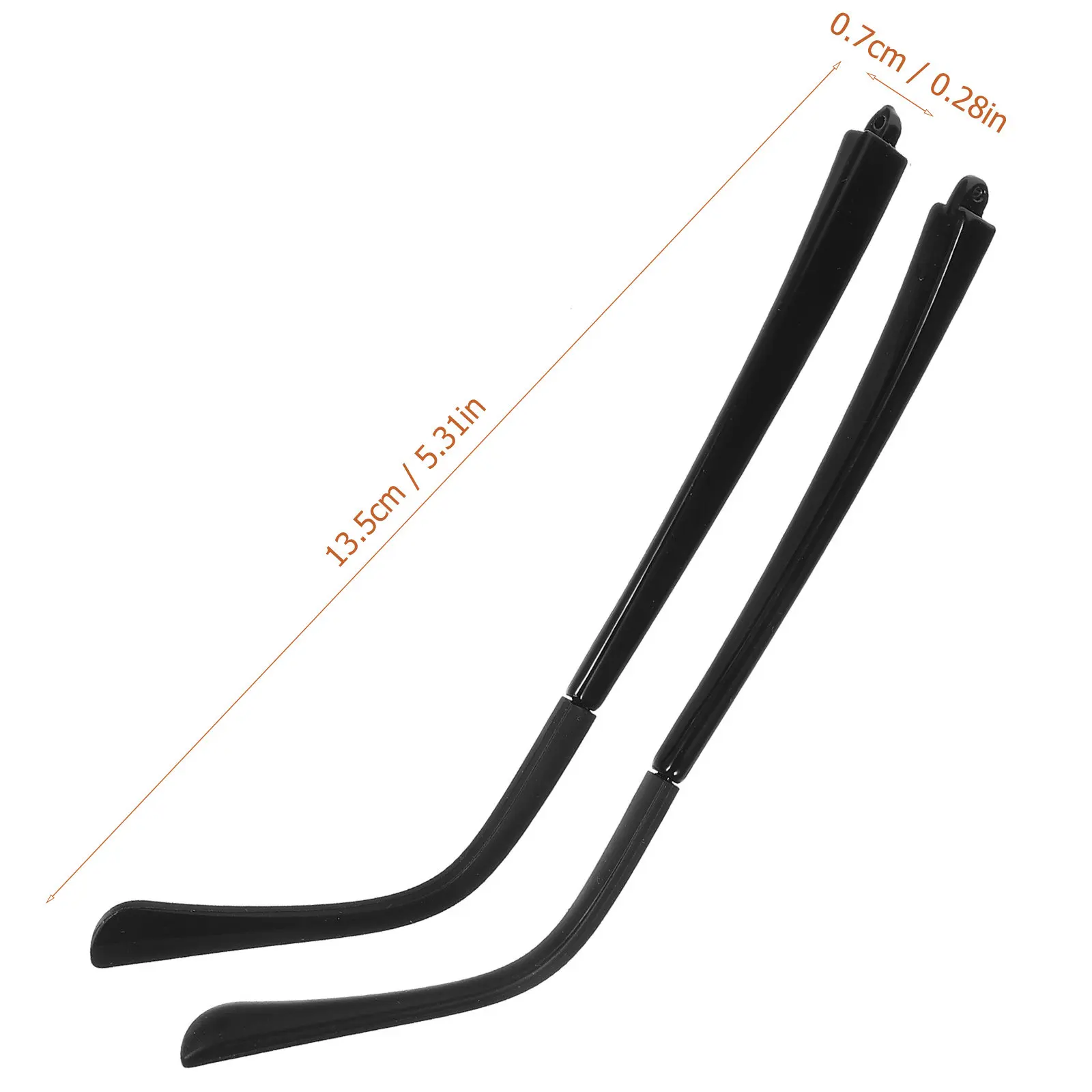 1Set Eyeglasses Arm Legs Replacement Wear Resistant Comfortable Nonslip Arms for Glasses Reading Glasses Parts