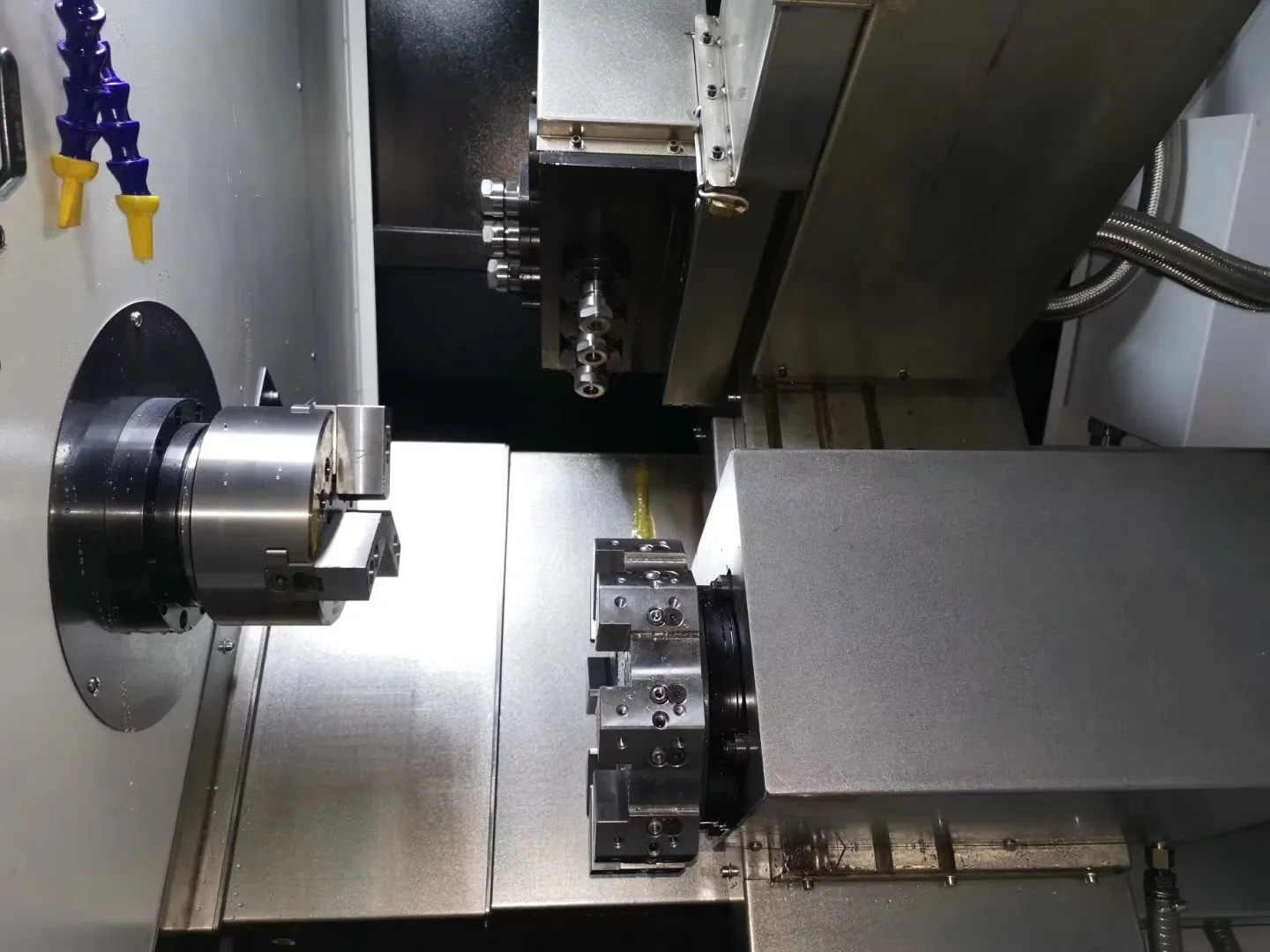 Numerical control lathe drilling milling boring tapping