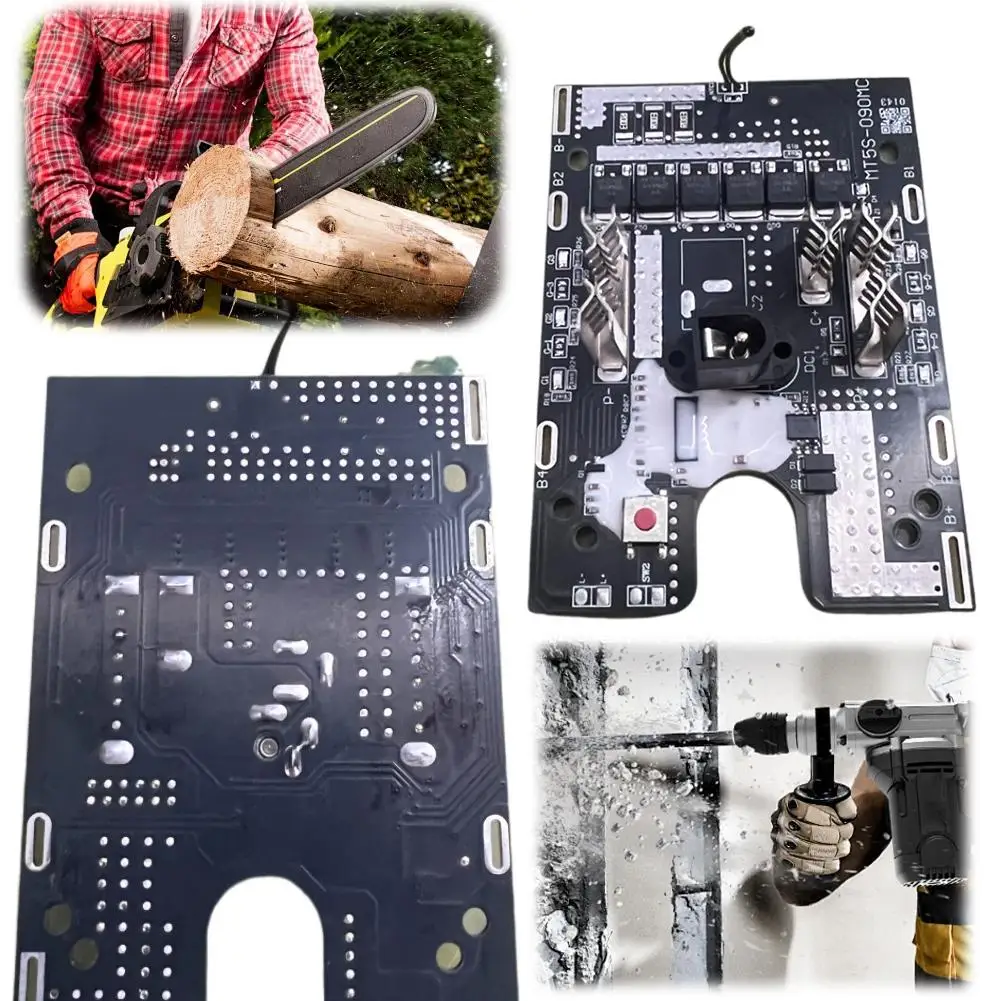 6MOS 3Alloy For Makita 18650 Side Light Protection Board 5 Strings 21V Temperature Control Suitable For Electric Scissors&Hammer