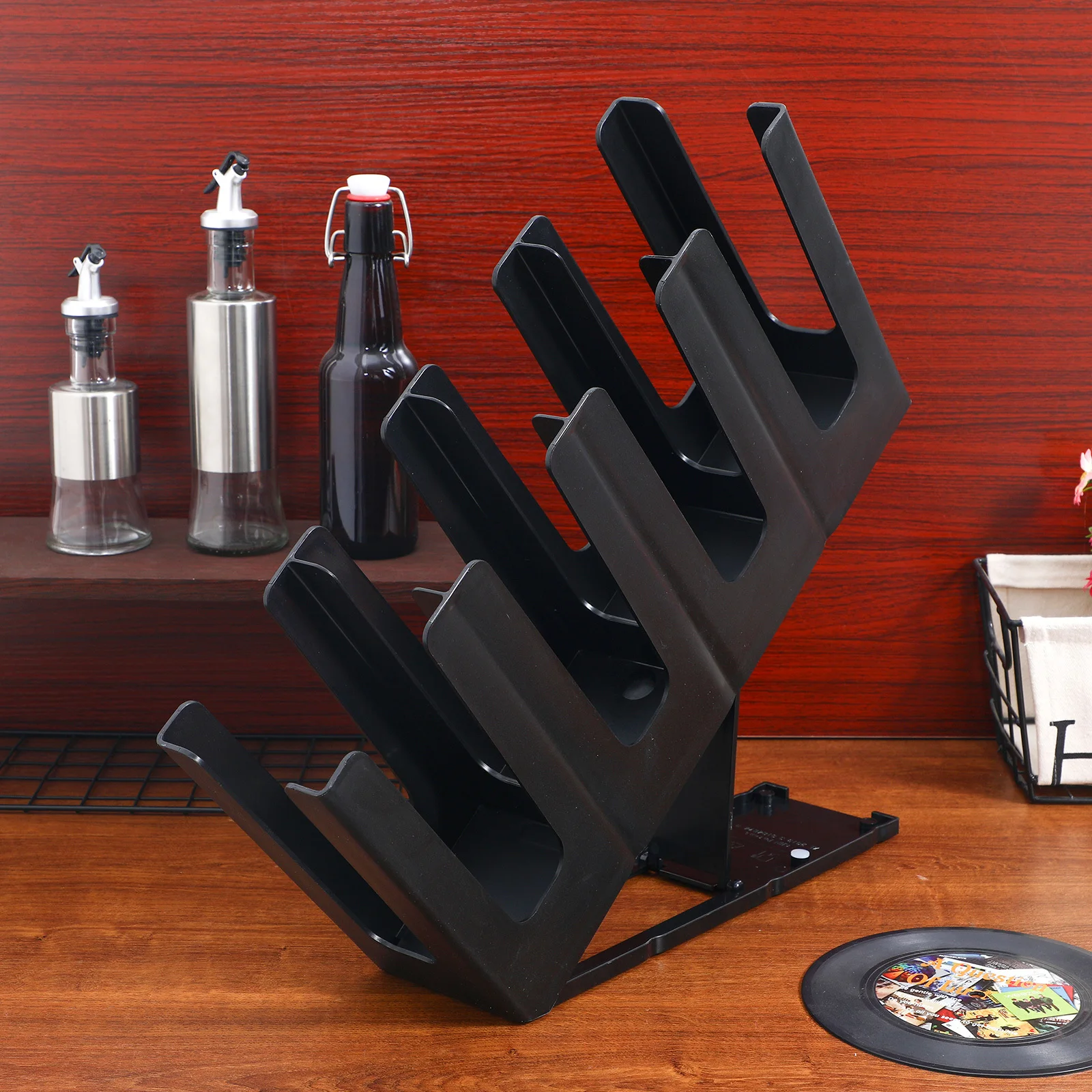 

1Pcs Adjustable Cup Holder Foldable Paper Cup Rack Plastic Dispenser Stand for Milk Tea Shop Coffee Shop Display Storage