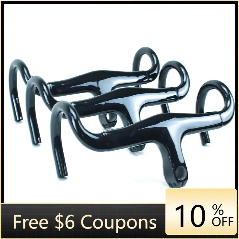 

STLF Hot Selling Toray Carbon Fiber T700 Bicycle Handlebar Integrated Carbon All Internal Cable Carbon Handlebars Road Bike