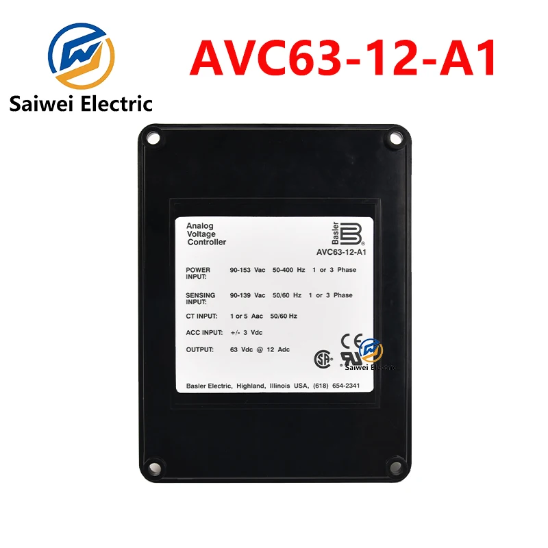 AVC63-12-A1 Basler Original Brushless Generator Automatic Voltage Regulator Voltage Regulator Plate