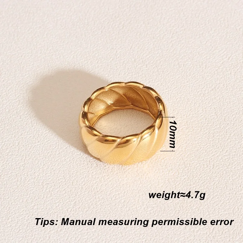 KITEAL aliexpress Gold Plated color Gentlewoman rings for women Retro and old, weaving twist prices in euros Luxury Jewelry