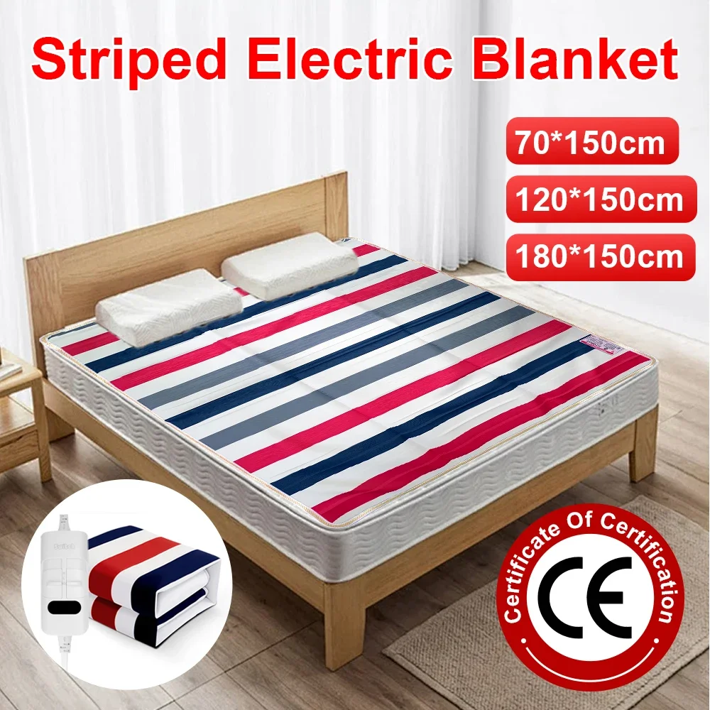 110/220V Electric Blanket Thicker Single Electric Mattress Thermostat Security Electric Heating Blanket Warm Pad for Home Winter