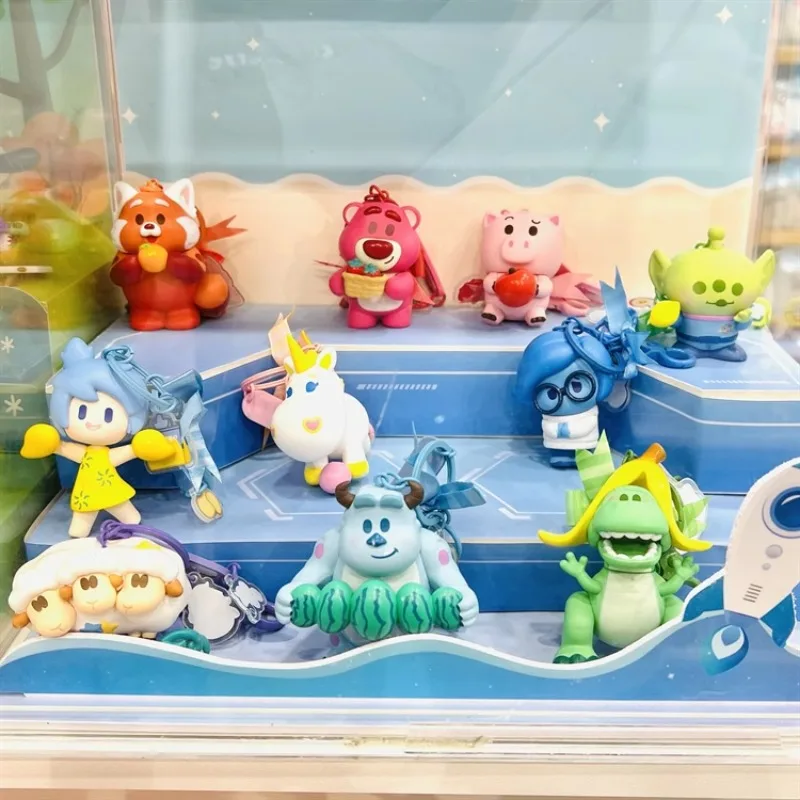 MINISO oryginalna Disney Pixar rynek owocowy animacja kreskówka śliczny obcy uroczy charakter pudełko z niespodzianką wisiorek wisiorek zabawka prezent