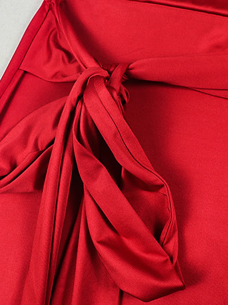 Beyprern – robe Maxi Sexy à manches longues, découpée sur le côté, couleur unie, col rond, moulante, robe de soirée formelle, Clubwear