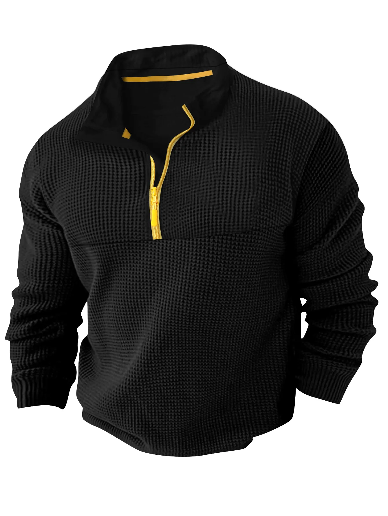2025 Autumn men Henry long sleeved shirt lightweight men T-shirt breathable streetwear colorful business zipper collar shirt