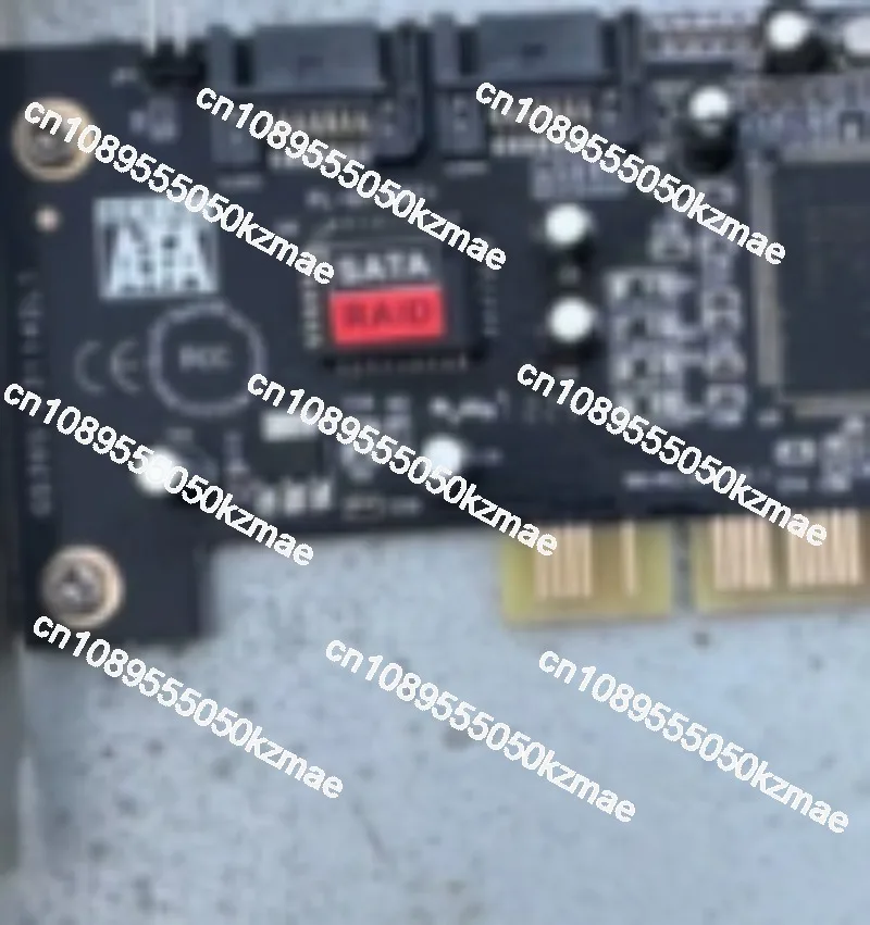 It is suitable for pci to sata adapter cards. The four sata ports are the white slots on the old pci computer.
