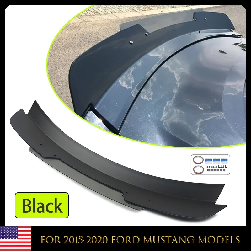 

Wicker Bill Style Rear Trunk Spoiler Wing Lip For Ford Mustang Coupe 2015-2021