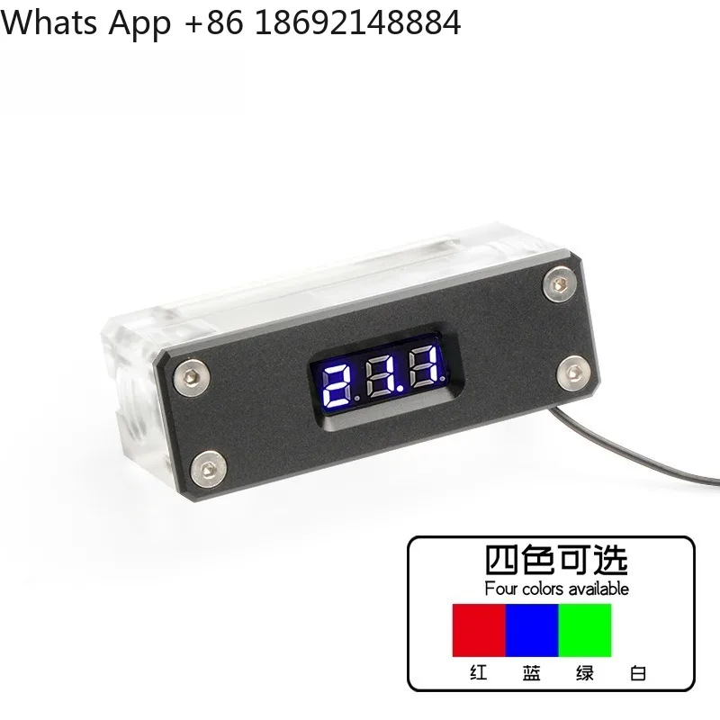 

Display digital monitoring, transparent acrylic version through RGB