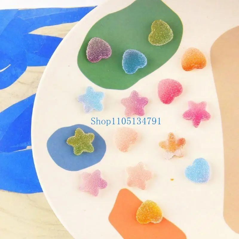 

98km DIY Heart Star Hair Clips Casting Moulds Hair Pin Mold Silicone Resin Epoxy Barrette Mould Agate Crystal Epoxy Mould