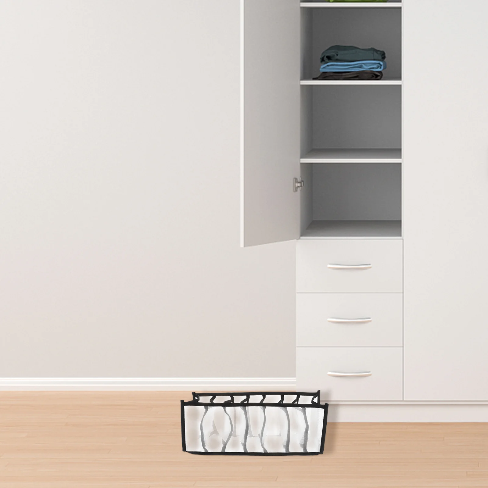 

Underwear Organizer Socks Storage Tray Multiple Grids Storage Container Bra Classified Organizer Sundries Box