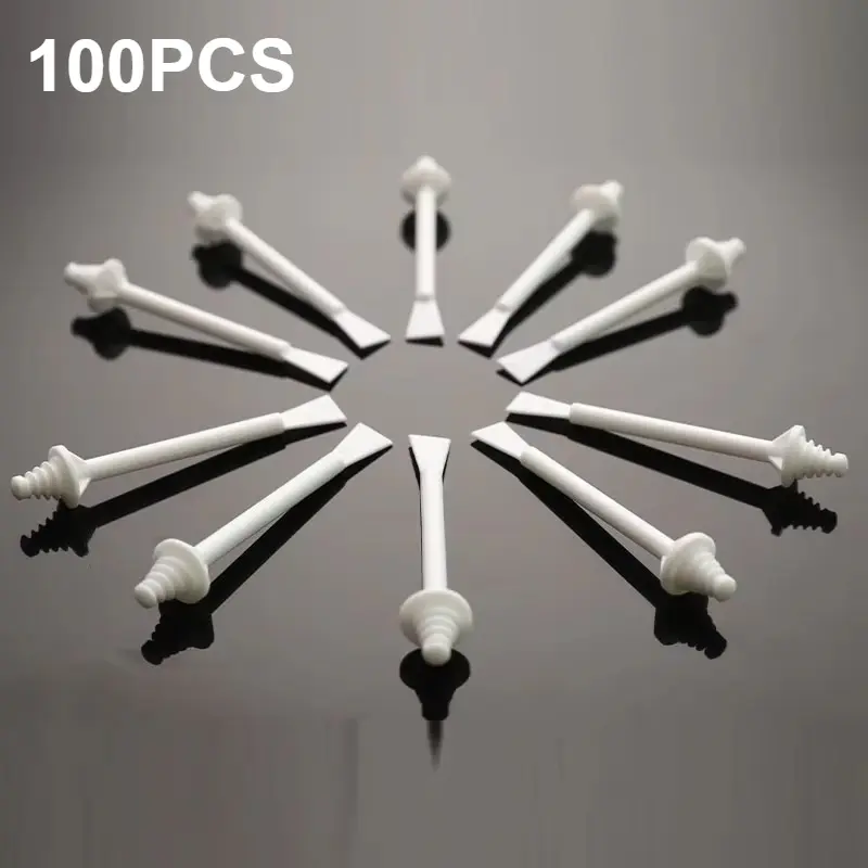 100 Unidades de Bastões de Cera para Nariz, Aplicadores de Cera Multiuso para Remoção Indolor de Pelos do Nariz, Ferramenta de Limpeza de Acessórios de Cera