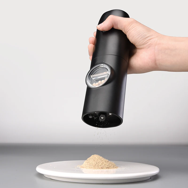 1PC/2PCS Electric Automatic Pepper Grinder Set Salt And Pepper Mill Adjustable Coarseness Spice Grinder for Kitchen