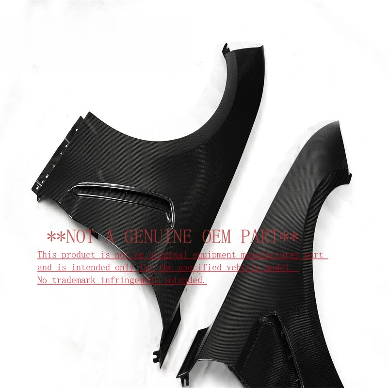 For Ford Carbon Fiber Fender With Air Vent Fit 2018 2023 Mustang Modified Auto Body Parts