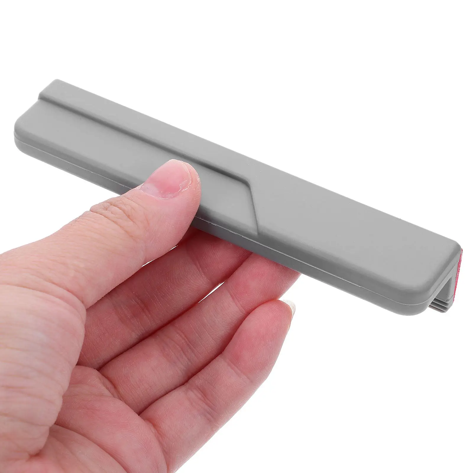 2Pcs Black Cabinet Foot Pull Handles Trash Drawer Foot Opener Touchless Kitchen Garbage Pull Compatible with Full Overlay