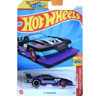 HOT WHEELS 1:64 GT-SCORCHER Colección de coches de aleación fundida a presión, modelo de coche, decoración, regalo