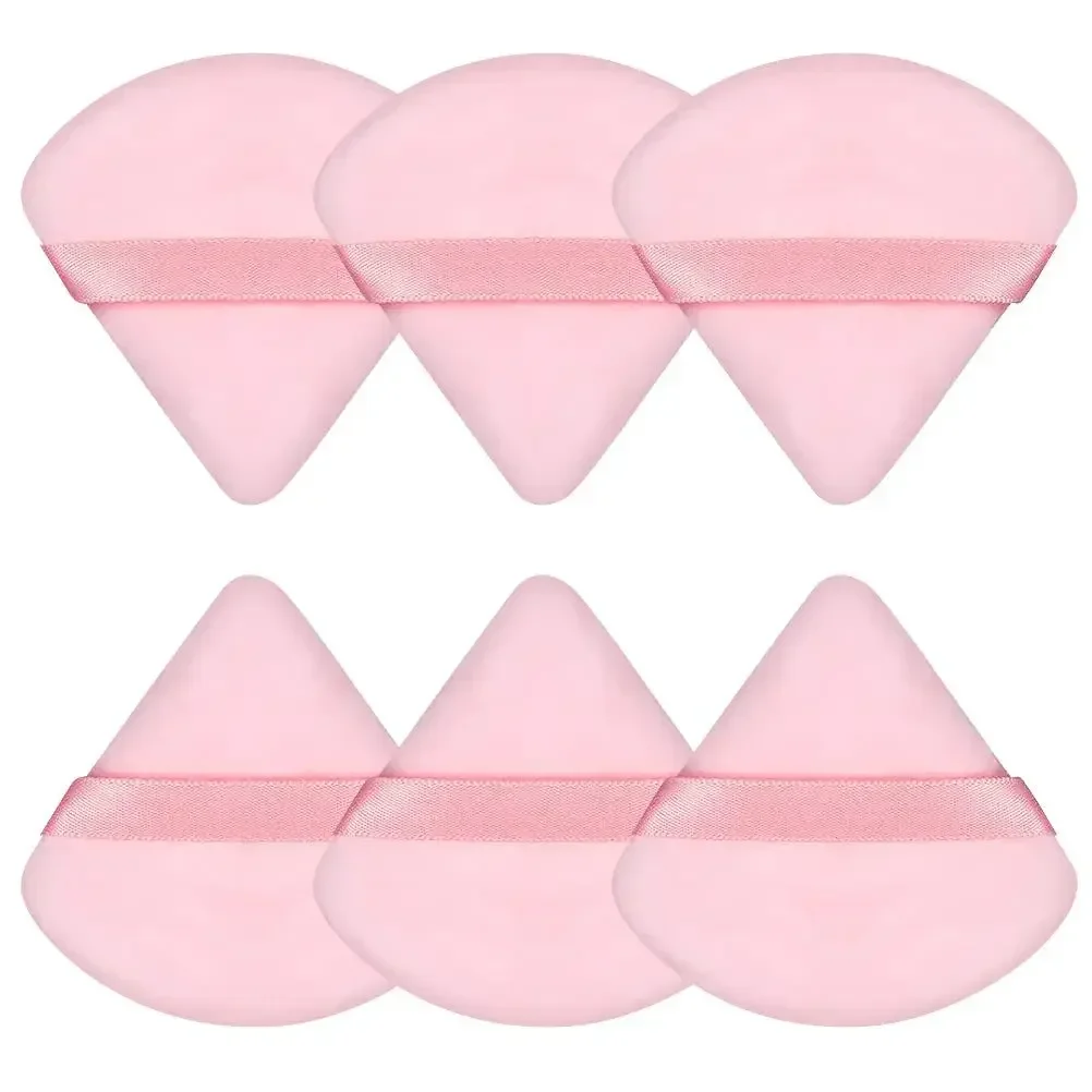 1/3/6Pcs Triangle Velvet Powder Puff Make Up Sponges for Face Eyes Contouring Shadow Seal Cosmetic Foundation Makeup Tools