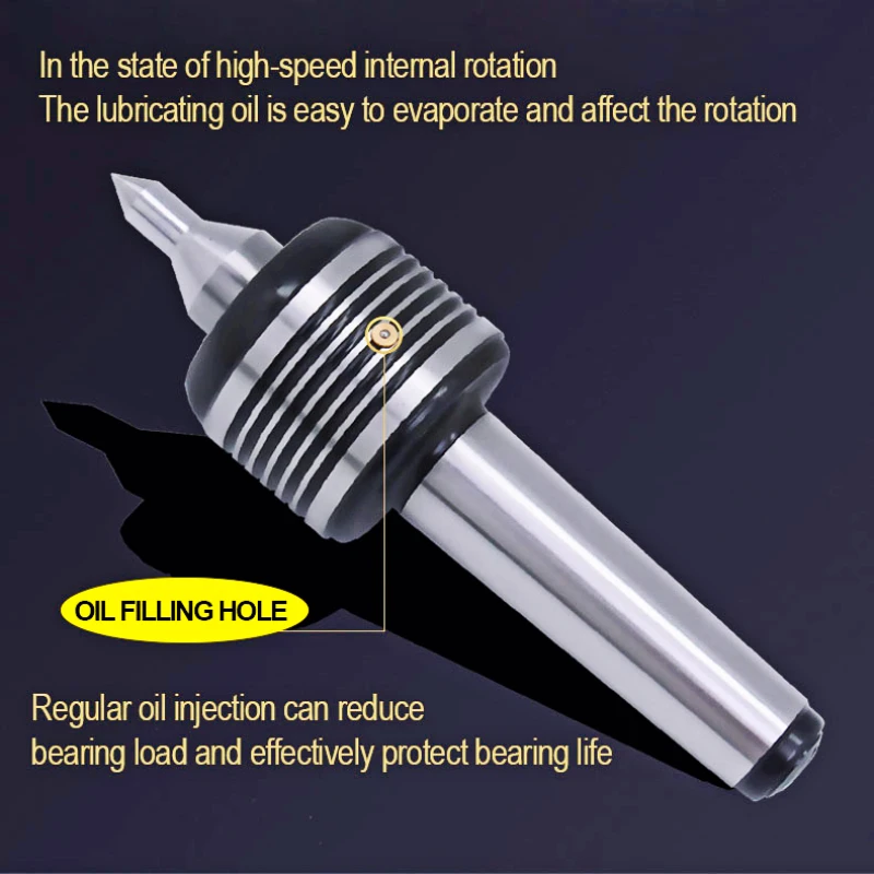 MT2 MT3 MT4 MT5 Morse cone CNC Lathe Rotary Center Double Cone Head Live Center For Morse Turning Center Double Top Center