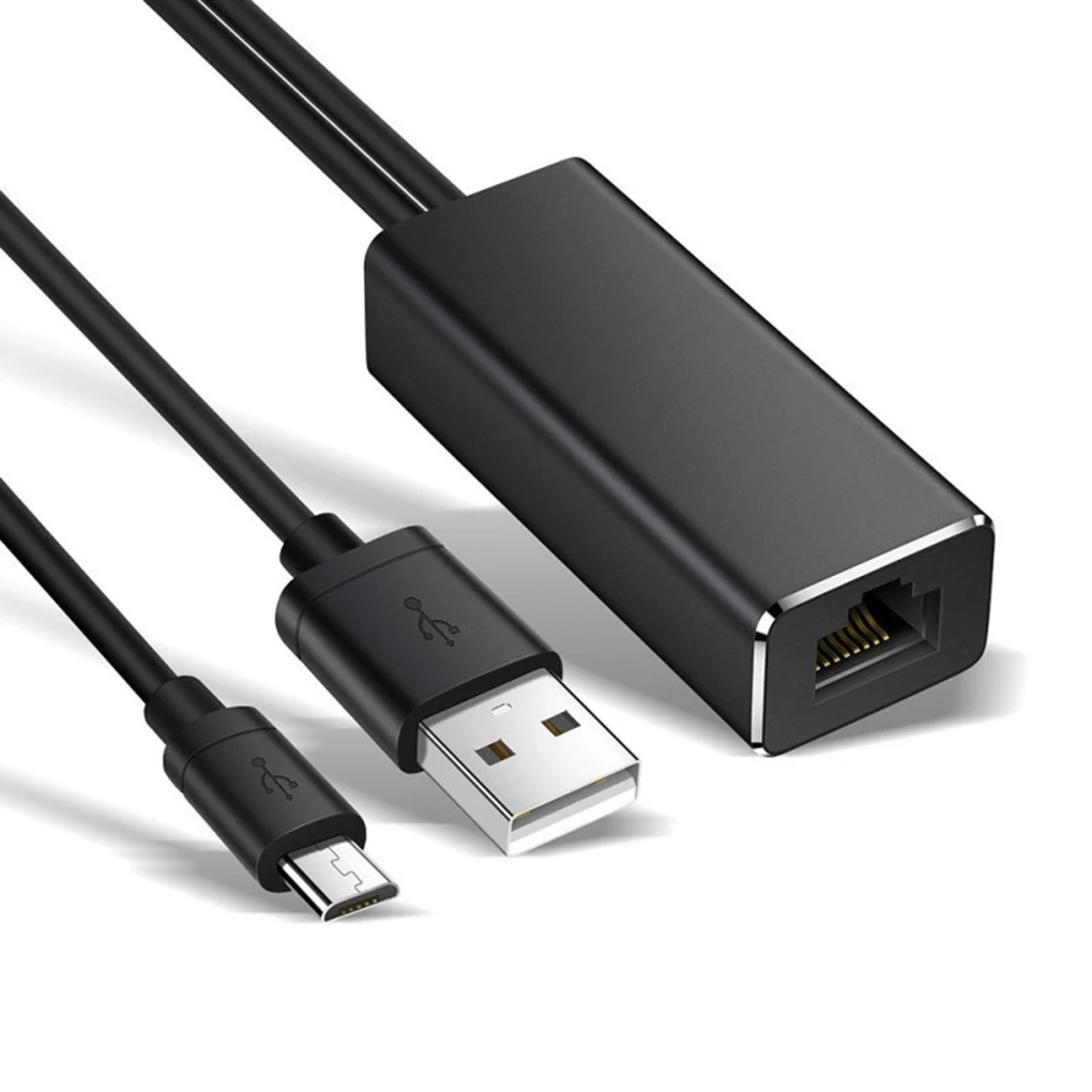 محول إيثرنت USB توصيل الملحقات ملحق التلفزيون مستقر عالي السرعة موصل الشبكة أداة المعدات