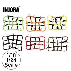 INJORA Elastic Roof Luggage Net 75*60mm Decoration Accessories for 1/24 RC Crawler Axial SCX24 C10 Jeep JLU Gladiator Bronco