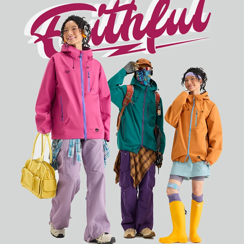 

Autumn Women's Waterproof Hiking Jacket Windproof Running Coat Outdoor Camping Trekking Coat Fashion Hooded Windbreaker Jackets