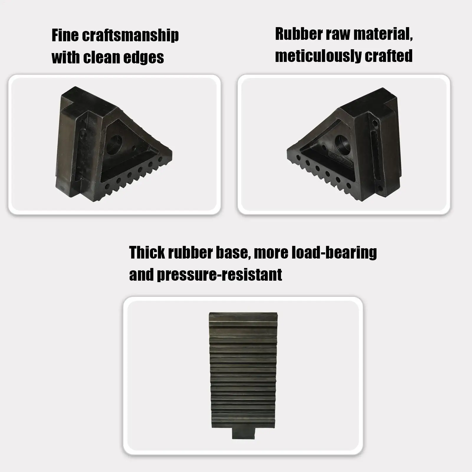 

Wheel Chocks Stackable Compact Long Lasting Stoppers Heavy Duty Wheel Chocks For Trunk Toolbox Trucks Trailer Outdoor Automotive