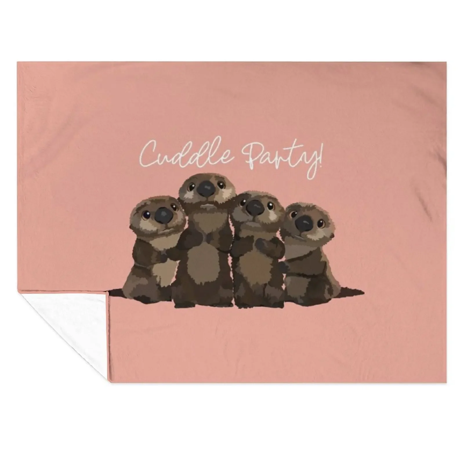 

Cuddle Party! Throw Blanket Softest anime Moving Flannel Blankets