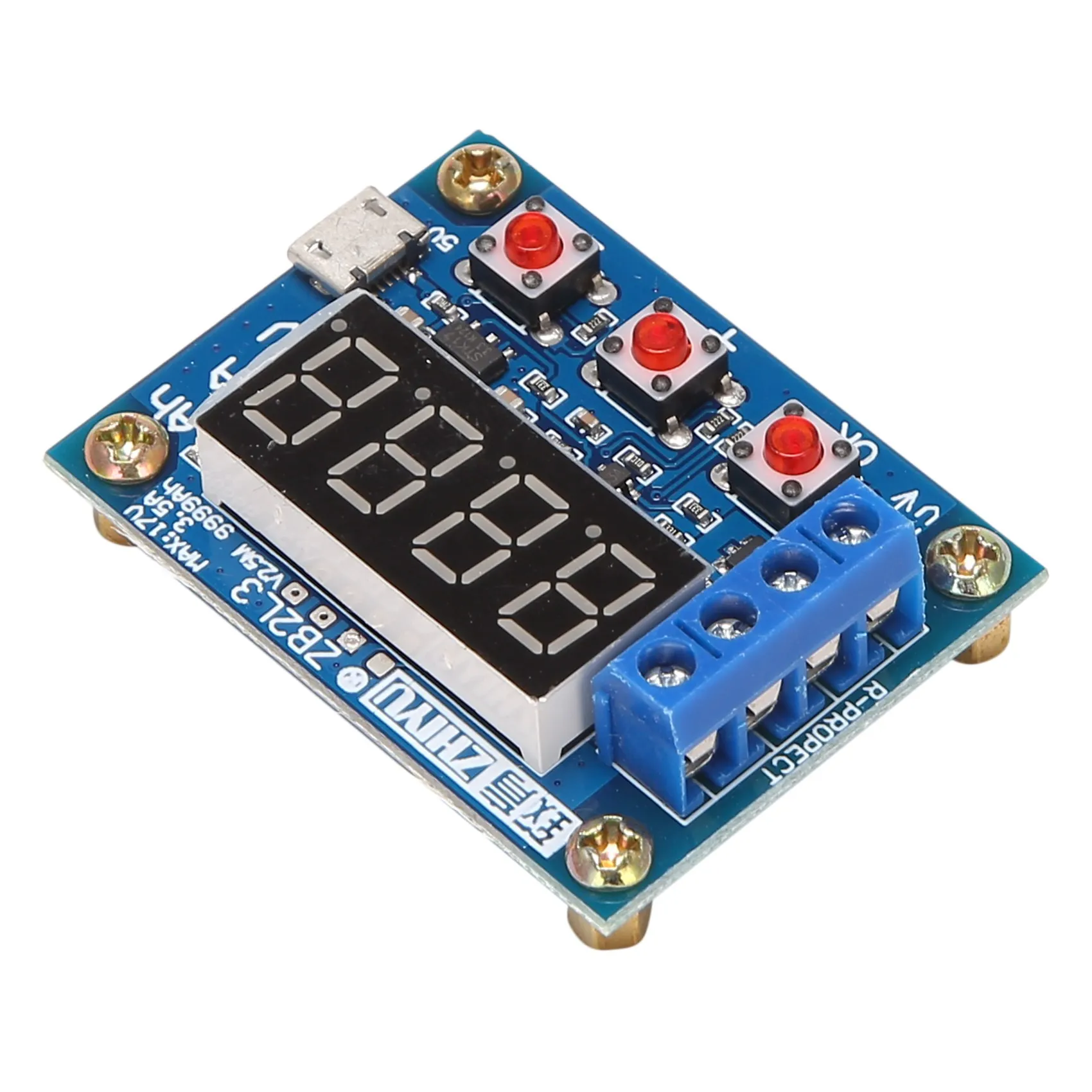 LED 디지털 디스플레이 18650 리튬 배터리 전원 공급 장치 테스트, 저항 납산 용량, ZB2L3