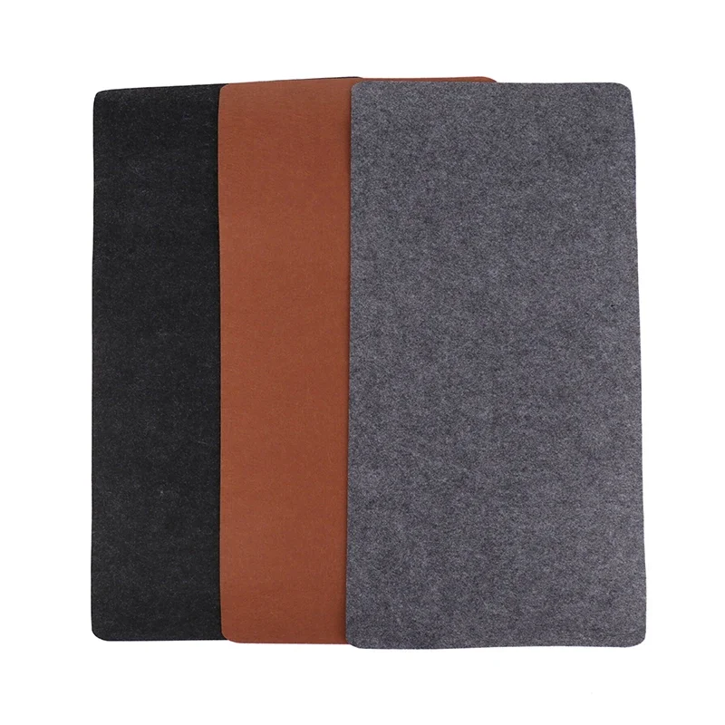 Gaming Accessories Felt Mouse Pad Writing Mat 5 Size Option Laptop Table Mat Soft Stain Resistant Computer Desk Protector