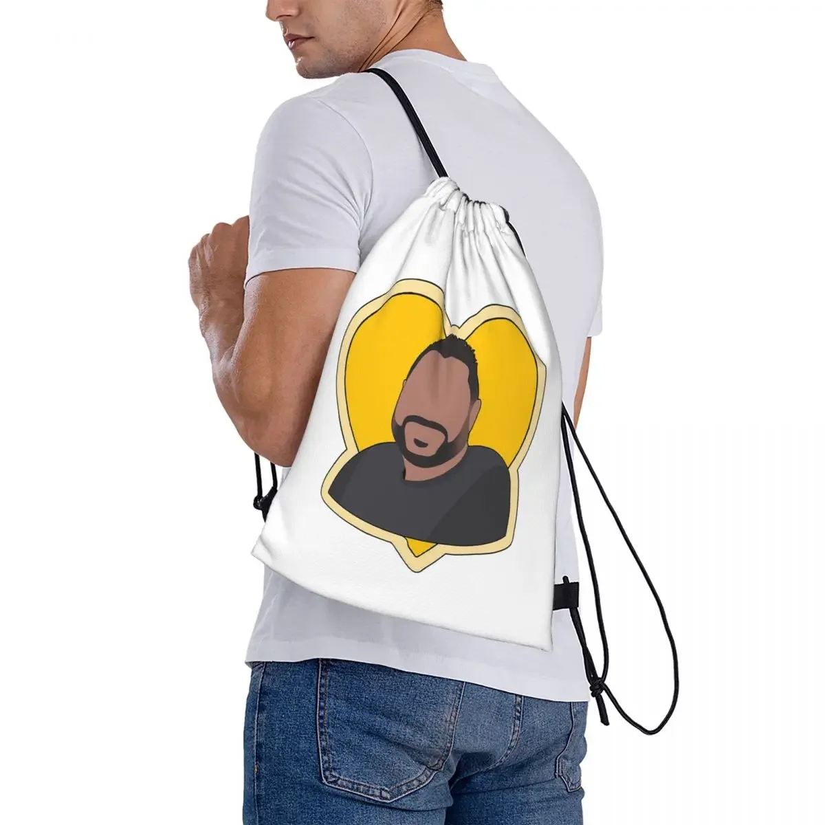 Antonino Crisafulli-mochila informal portátil con cordón, bolsa de artículos diversos con bolsillo, bolsa de libros para la escuela y viajes