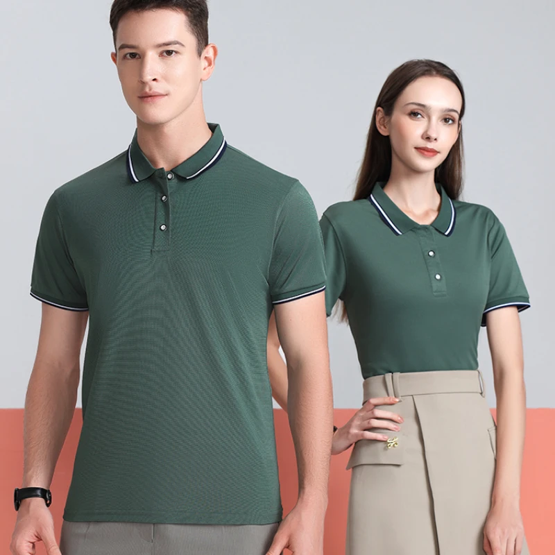 

21 Color Business Casual Tees Shirts Women Quick Dry Golf Polo Shirts Women's Fitness Gym Tops OL T Shirt Casual Polo Shirts Men