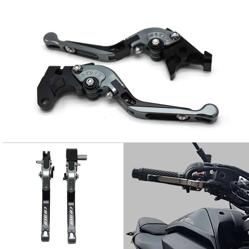 

For Honda CB919 Adjustable Brake Clutch Levers Motorcycle Accessories Folding CNC Aluminum Handgrip Lever Set 2002 - 2007