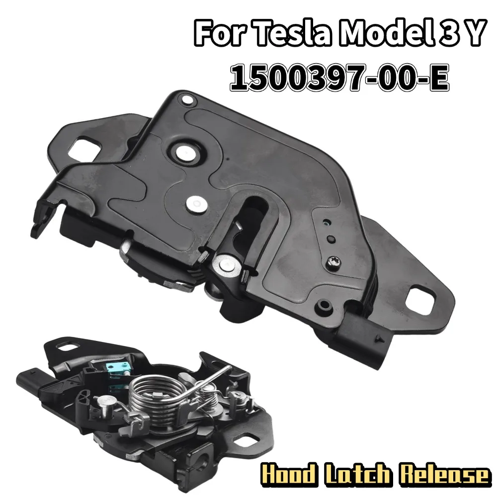 Hood Latch Release 1500397-00-E For Tesla Model 3 Y 2021+ Car Accessories Black Direct Replacement Auto Parts