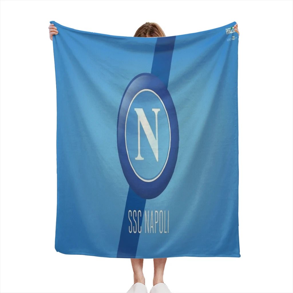 

FC NAPOLI Summer Blanket Thin Blanket for Couch Sofa Warmth Bed Artificial Flannel Blankets Comfortable