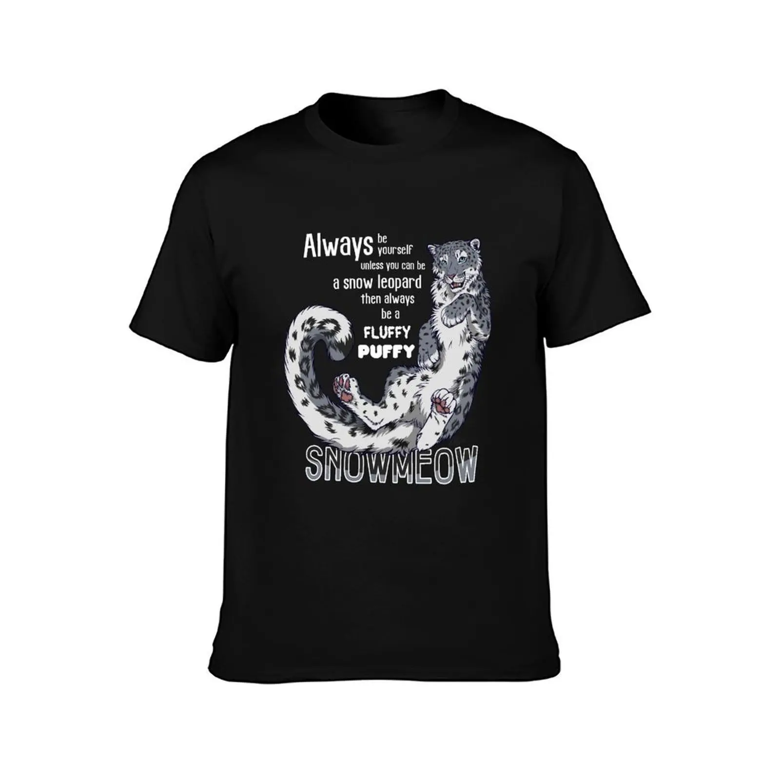 Always be snow leopard T-Shirt Sports Casual Breathable Tee Shirt