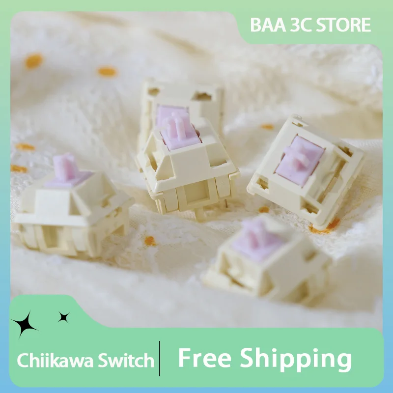 Chiikawa Switch Linear Switch 5PIN 28g 37g 45g Hot Swap Office Typing Specific Axis Factory Lube Keyboard Accessories