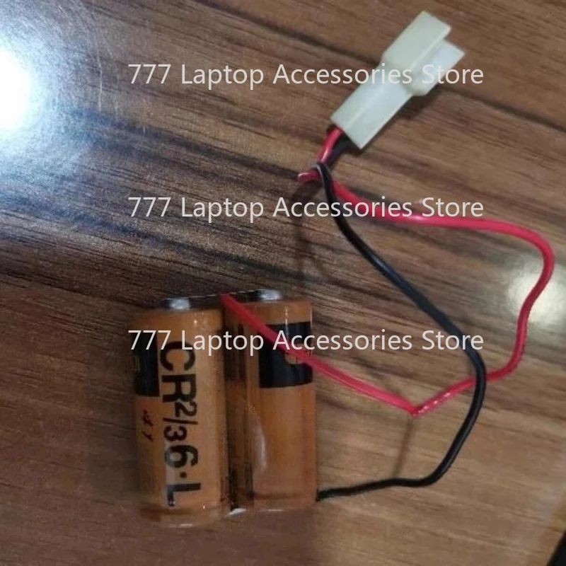 XX**  2pcs FOR CR2/3 6.L 3V battery pack two combination CR2/36. L PLC battery