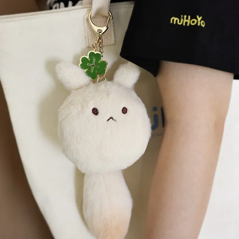 Genshin Impact Klee Dodoco Keychain Plush Pendant Stuffed Animal Doll Cartoon Cute Backpack Keyring Pom Pom Fans Girl Gifts