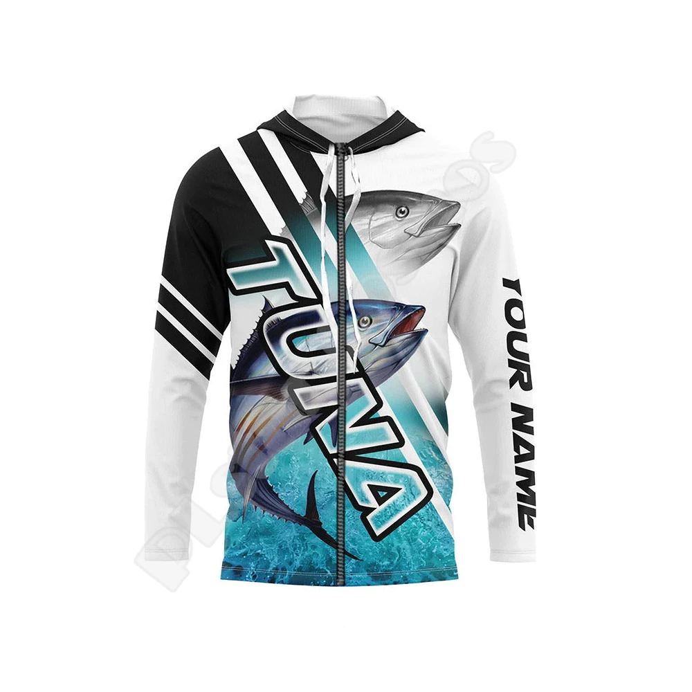 NewFashion Custom Name Tuan Fishing Mahi Fisher Tattoo Retro Tracksuit Harajuku 3DPrint Streetwear Casual Funny Jacket Hoodies 1